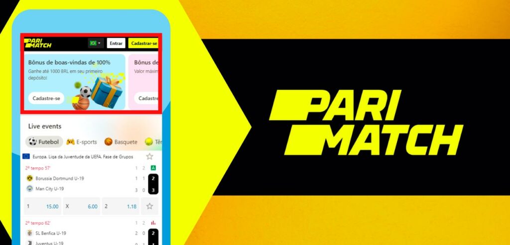 No aplicativo móvel Parimatch, cada usuário pode contar com bônus